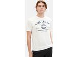 Maglietta Tom Tailor Maglietta A Maniche Corte Con Scollo Rotondo E Logo Stampato