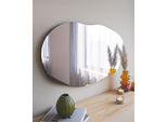 Skye Decor, Lossa - Nero, Specchio, Nero, 100% Mdf, 52 X 2,2 X 89 Cm