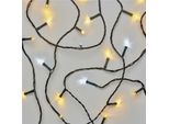 Catena Natalizia Emos Led 8 M, Per Interni Ed Esterni, Bianco Caldo/Freddo, Timer D4AN04