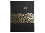 Libro Degli Ospiti Exacompta Aramy 27X22 Cm 100 Pagine Bordo Oro Nero