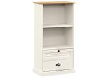 Libreria Vigo 60X35X114,5 Cm In Legno Di Pino Massiccio