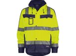 Giacca Invernale Ad Alta Visibilità, Neon Yellow/Dark Blue, Taglia 4XL