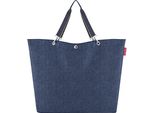 Reisenthel Borsa Shopper Shopper Herringbone Dark Blue Blu Scuro