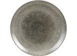 Churchill Studio Prints Piastra Coupé Raku, Rotonda, Nero Quarzo, 288 Mm, (12 Pezzi)