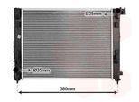Van Wezel 43012712 Radiatore Radiatore Acqua Radiatore Motore Per Renault Clio V Hatchback (Bf) Captur Ii Per Mitsubishi Asx Ii