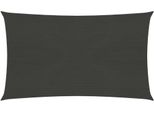The Living Store Tenda Da Sole 160 G/M² Antracite 5X8 M Hdpe