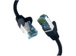 Efb EC020200147 Efb RJ45 Patchkabel Mit CAT7 Rohkabel Schwarz 0.15M