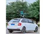 Rockbros Portabici Per 1 Bicicletta, Portabici Posteriore, Portabici Elettrico Da Tetto In Alluminio Rovesciato