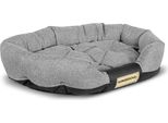 Letto Per Cani Aio Prestige Cestino Per Cani Letto Ovale 75 X 50 Cm Impermeabile Grigio