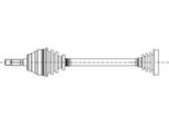Era Benelux DA60738 Albero Motore Anteriore Sinistro Per Audi A2 (8Z0)