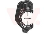 Van Wezel Parafango Disco Freno Per Opel Meriva A (X03) Anteriore Destro 3781372 Piastra Di Ancoraggio