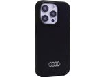 Audi Silicone Case Iphone 15 Pro 6.1 Czarny/Black Hardcase Au-Lsrip15P-Q3/D1-Bk
