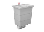 Cestino Interno Hailo 1102435 Readybin 7L 226X156X255Mm Supporto A Parete Grigio Chiaro