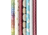 Carta Da Regalo Natalizia - Assortimento Di 7 Rotoli - 3 Metri X 70 Cm