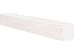 Hajduk Furniture Mobile Tv Sospeso Bianco Lucido 270 Cm (3X90) Supporto Tv Parete Attrezzata Moderna Credenza Soggiorno Camera Ingresso