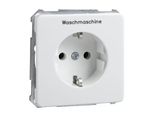 Presa Elso Stampata Lavatrice 16A Fashion/Riva/Scala Morsetto A Innesto Bianco Puro 205124