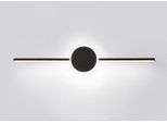 Lampada Da Parete Per Bagno Toolight Led App850-1W Round 80Cm Black