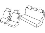 Coprisedili Lampa Set Superior - Nero/Grigio - Compatibile Per Volkswagen Polo 5P (09/09>09/17)