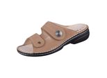 Finn Comfort, Mulo Da Donna Sansibar 02550-007499 In Beige Tan Dalla Taglia 37 Alla 42