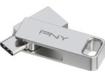 Pny Duo Link Unità Flash Usb 128 Gb Usb Type-A / Usb Type-C 3.2 Gen 1 (3.1 Gen 1) Acciaio Inossidabile