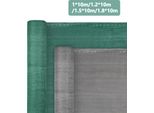 Schermo Di Recinzione Schermo Di Privacy - Tennis Schermo Di Privacy Schermo Di Recinzione Grigio 1X20 M Hdpe 150 G/M²