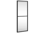 Vidaxl Specchio Da Parete Nero 20X50 Cm Rettangolare In Ferro