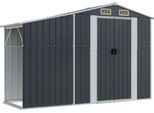 Vidaxl Capanno Per Attrezzi Antracite 277X93X179 Cm Acciaio Zincato