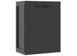Vidaxl Armadio Da Giardino Nero 65X37X85 Cm Pp