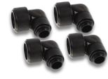 Alphacool Eiszapfen 16Mm Hardtube Gommino Avvitabile 90° Ruotabile G1/4 Per Tubi In Acrilico/Ottone