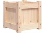 Vidaxl Fioriera 31X31X31 Cm In Legno Di Pino Massiccio