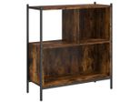 Libreria In Rovere Fumé 72X28X77,5 Cm Materiale In Legno