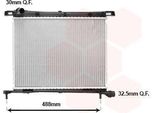 Van Wezel 17012721 Radiatore Acqua Radiatore Motore Per Fiat 500 (312) 500 C (312) Panda Hatchback (312, 319)