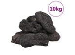 Vidaxl Granuli Di Lava 10 Kg Nero 10-30 Cm
