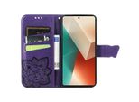 Per Xiaomi Redmi Note 13 Portafoglio In Similcuoio Custodia Per Cellulare Farfalla Design Custodia Protettiva Cover Cases Purple