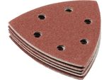 Makita Carta Vetrata Deltoide, 10 Pezzi. Chiusura A Velcro - Legno / Metallo - K80