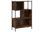 Libreria In Rovere Fumé 72X28X109 Cm Materiale A Base Di Legno