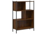 Libreria In Rovere Marrone 72X28X109 Cm Materiale A Base Di Legno