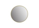 Specchio Rotondo Talos Picasso Oro Ø 25 Cm - Con Cornice In Alluminio Di Alta Qualità Per Un Ambiente Elegante - Perfetto Specchio Rotondo Da Bagno Che Unisce Eleganza E Funzionalità