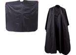 Set Di 2 Mantelle Da Parrucchiere Per Adulti E Bambini Con Chiusura In Velcro - Mantella Nera Da Parrucchiere 120 X 145 Cm - Mantella Da Parrucchiere Xxl Impermeabile Unisex - Universale Per Barbieri E Saloni Di Parrucchiere