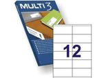 Etichette Multi-3 105X48 100 Fogli