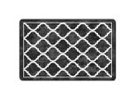 Vidaxl Tappeto Lavabile Bianco E Nero 190X300 Cm Antiscivolo
