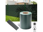Jopassy Strisce Di Protezione Per La Privacy Varie Rete A Doppio Filo In Pvc Recinzione Recinto Foglio Giardino Braccio Riflettente Con Clip 8 Rotoli á 35M X 19Cm Verde