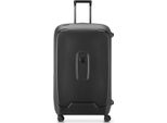Delsey Paris Carrello Moncey 4 Double Rolls Trolley 82 Black Nero