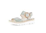 Gabor 43.723 Sandali Da Donna - Sandali Con Cinturino Grigio Elegante Nuovo