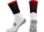 Murphy's Sports Socks Pro Mid Grip Calzini Adulti Nero Rosso 9-12