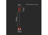 Lampada A Sospensione A Led 3000K Marrone V-TAC VT-7794-7994