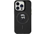 Karl Lagerfeld Klhmp14Lhfcknok Custodia Rigida Per Iphone 14Pro 6.1 Czarny/Nero Iml Ikonik Magsafe