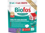 Biofos Professional Compresse Biologiche Per Fosse Settiche E Impianti Di Trattamento Delle Acque Reflue Domestiche (12+4 Free) Doypack 320G