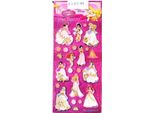Principessa Disney - Glitter - Adesivo SG34259 (Taglia Unica) (Colorato)