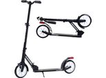 Blackwheels Zoom Scooter Pieghevole, Scooter Per Bambini E Adulti Nero